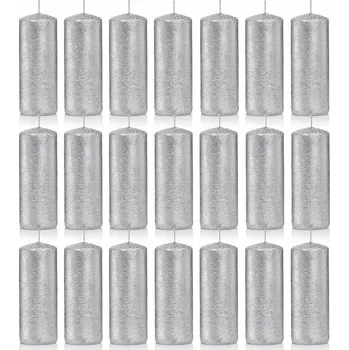 Svíčka Tradiční parafínová svíčka bez vůně Drobo 21 ks