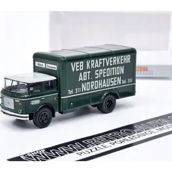 autíčko LIAZ 706 box-wagon (1970) VEB KVK Nordhausen Brekina 1:87