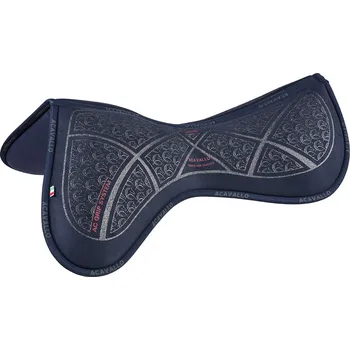 Jezdectví Acavallo grip podložka z paměťové pěny CC, VSS, plochá, vel. 2, stříbrná, bílá