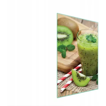 Kuchyňské prkénko SKLENĚNÉ PRKÉNKO NA KRÁJENÍ 35x52 KIWI, TVRZENÉ SKLO