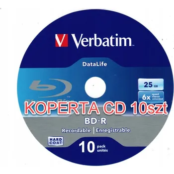 Optické médium Blu-ray disk Verbatim BD-R 25 GB, 10 ks