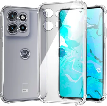 Pouzdro na mobilní telefon Zadní Kryt Hello Case pro Motorola Edge 50 Neo bezbarvé