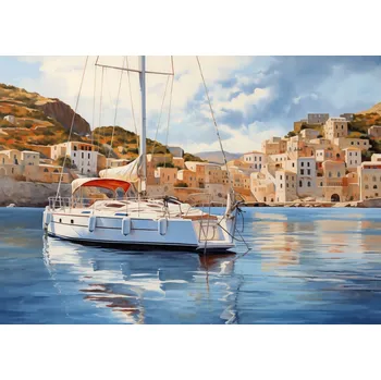 Plakát Plakát Plavání/Driftování na vodě - Bez rámu 42 x 29,7 cm