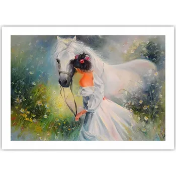 Obraz Plakát bez rámu do obývacího pokoje ložnice 70x50 žena moderní módní obraz