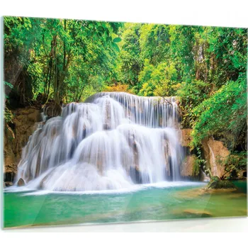 Obraz Obraz Na Szkle Skleněný Krajina Vodopád 80x60