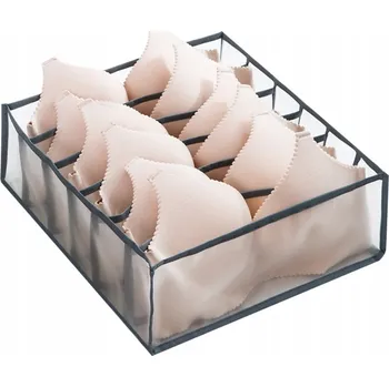 Organizér oblečení ORGANIZÉR DO SKŘÍNĚ S PŘIHRÁDKAMI NA PODPRSENKY XL