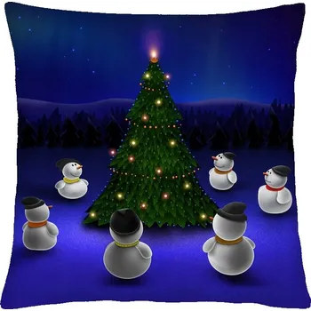 Polštář POLŠTÁŘ VÁNOČNÍ 40*40 MĚKKÝ DEKORAČNÍ