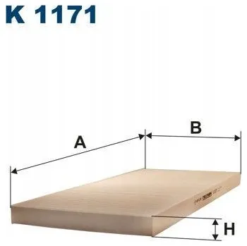 Kabinový filtr Filtron K 1171 Filtr, ventilace prostoru pro cestující
