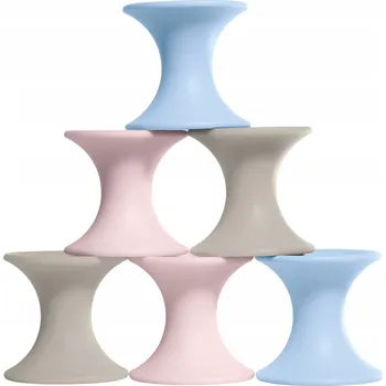 ostatní stavebnice Moluk - Tulu kreativní Hračka 9 ks Pastelové barvy.