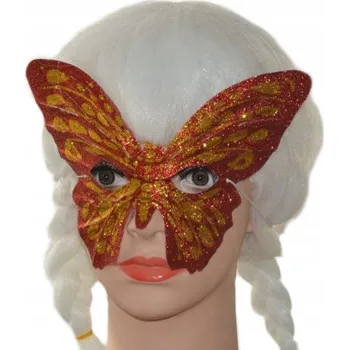 Karnevalová maska Benátská maska na oči Tamipol Motýl, látková, vícebarevná