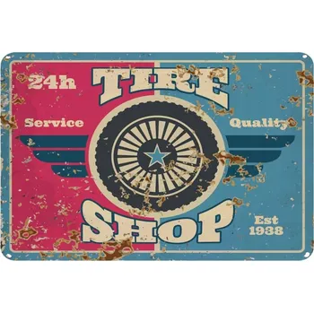 Obraz Cedule Tire Shop