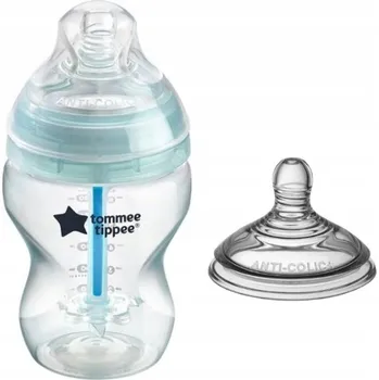 Velmi dobrý stav TOMMEE TIPPEE KOJENECKÁ LÁHEV ANTI-COLIC 260 ml + SENZOR