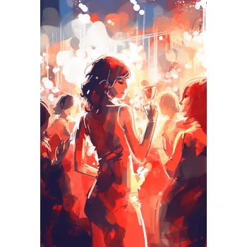 Plakát Plakát Večerní Vycházka bez rámu 61 x 90,5 cm