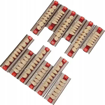 Elektrický zubní kartáček UMĚLÉ ZUBY ze syntetické pryskyřice zubní PROTÉZA vady zubů Zub