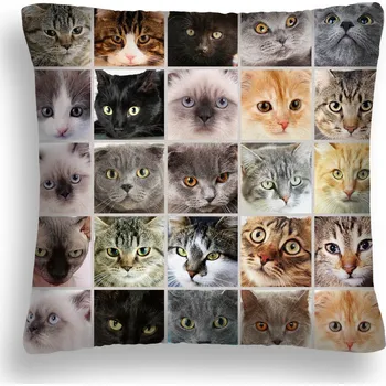 Polštář VELKÝ 50*50 POLŠTÁŘ KOČKA 37 MOZAIKA VÝROBCE PL