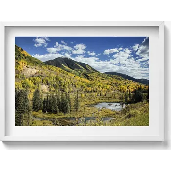 Obraz Závěsný obraz na zeď dekorace do domu Krajina horská vegetace 70x50 cm