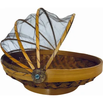 Kulatý tác z bambusu, ruční výroba, přírodní, pro servírování Royal L