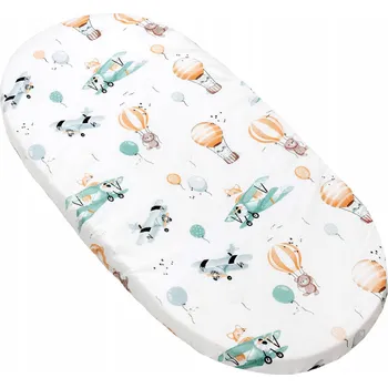 Prostěradlo PROSTĚRADLO S GUMOU DO KORBIČKY A KOLÉBKY 80X40CM