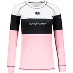 Dámské funkční termo triko s dlouhým rukávem premium ALTISPORT VOJ/ALW051TER01 BÍLORŮŽOVÁ XXL