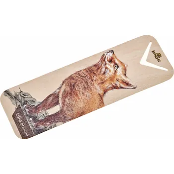 Dřevěná hračka Lesní svět Dřevěná záložka - Liška