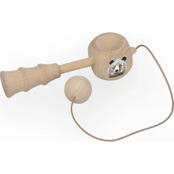 Dětský míč Lesní svět Hopík oboustranný plný - Medvěd