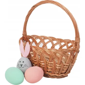 Úložný box Dětský košíček Velikonoce malý proutěný košíček na svěcení Ažurek