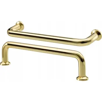 Nábytkové kování Nábytková úchytka zlatá mosaz pro skříňku zásuvky 143 mm 2 ks IKEA BAGGANAS