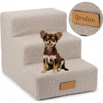 Schody a rampa pro psa Schůdky pro psa DOGESTE 3 stupně 30 cm nosnost 20 kg