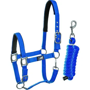 Nylonová ohlávka s vodítkem Supreme, Pony, červená