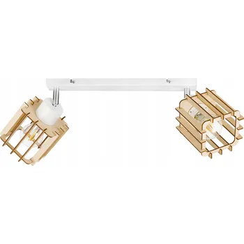 Závěsné svítidlo INECT Kostka Dřevo 2-bodové světlo E27