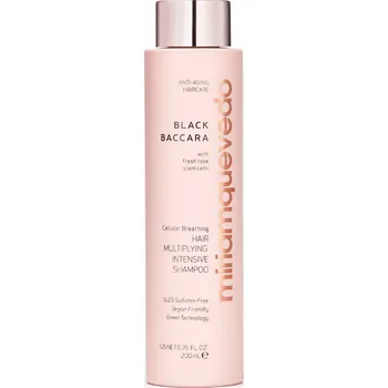 Vlasová regenerace Miriam Quevedo Intenzivní šampon pro růst a regeneraci vlasů Velikost: 200 ml Black Baccara Cellular Breathing Hair Multiplying Intensive Shampoo
