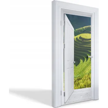 Fototapeta Samolepící dekorace ozdoba nálepka na dveře Dveře do přírody 95x205 cm