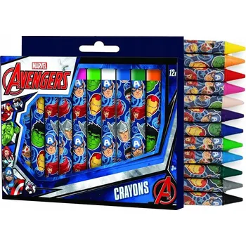 Pastelka Voskové Pastelky Marvel 12 ks