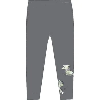 DÍVČÍ LEGÍNY S PEJSKEM SL3528 VELIKOSTI 98-128 Velikost: 110, Barva: Šedá