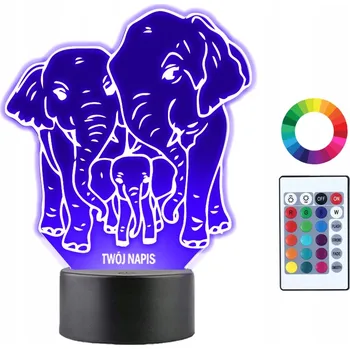 Lampička Plexido vícebarevná Noční lampa