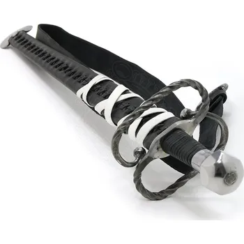 Replika zbraně Krutský Pochva na Katzbalger s kovovým nákončím a opaskem