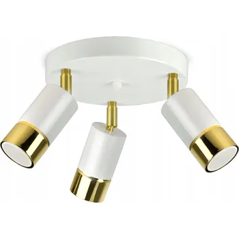 Stropní Svítidlo Lustr Trubice Kov Bílá LED GU10