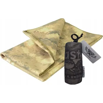 Ručník Rychleschnoucí vojenský ručník z mikrovlákna 150 x 65 cm A-Tacs Au