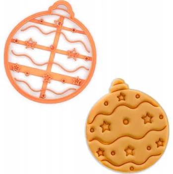 Vánoční dekorace Vykrajovátko PREMIUM na PERNÍČKY Cukroví BAŇKA VÁNOČNÍ Štědrý den Svátek