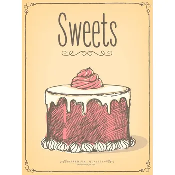 Obraz Cedule Premium Quality - Sweets
