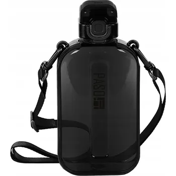 Láhev Lahev Na Pití na vodu Nápoje Černý Paso Objemný 750 ml Do školy Pásek na rámu