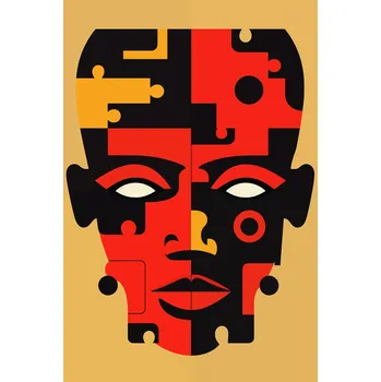 Plakát Plakát Puzzle Identita bez rámu 61 x 91,5 cm