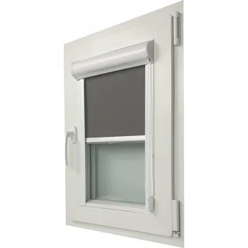 Roleta ROLETY HLADKÉ V KAZETĚ S VODÍTKY 49X130