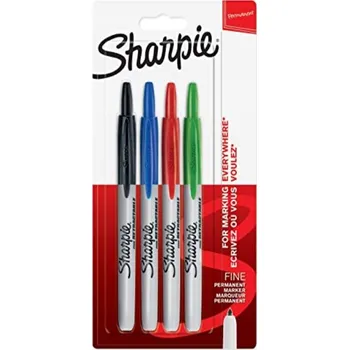Permanentní popisovač vícebarevný Sharpie 4 ks
