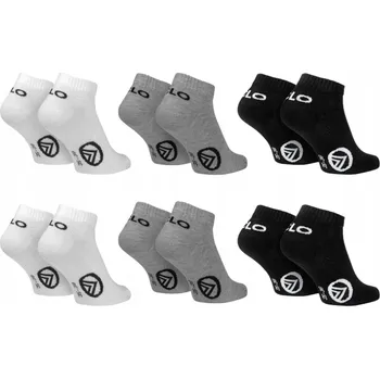 Pánské ponožky Pánské ponožky kotníkové ICLO BALENÍ 6 KUSŮ velikost 43-46, bavlna