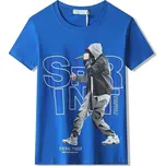 CHLAPECKÉ TRIČKO RAPPER FC0377 VELIKOSTI 134-164 Velikost: 152, Barva: Modrá