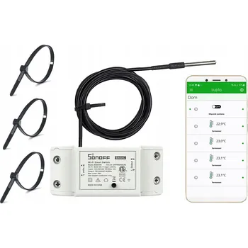 SONOFF BASIC R2 Wifi TEPLOTNÍ SENZOR DS18B20 1x2m SUPLA