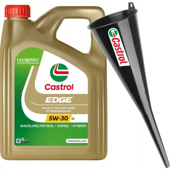 Motorový olej Motorový olej Castrol Edge 5W-30 LL 4L + Trychtýř