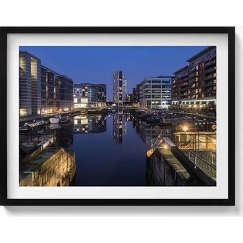 Obraz Dekorativní obraz na zeď do pokoje: Noční Leeds, 80x60 cm