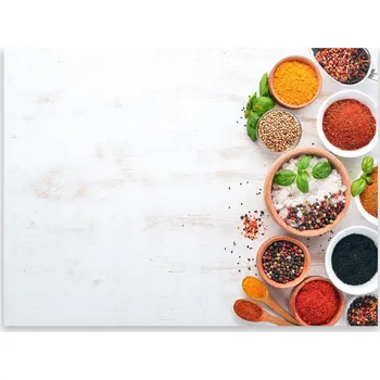 Kuchyňské prkénko Skleněná Ochranná Deska a Krájecí Prkénko | Indukce, Sporák ds-0551